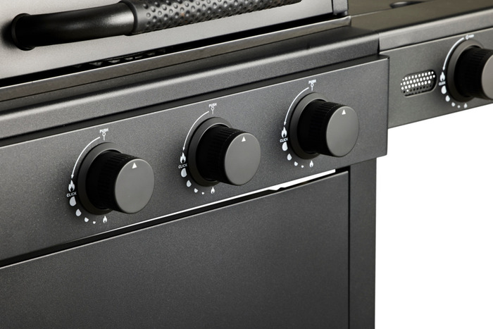 Gasolgrill 3 brännare + 1 sidobrännare 12,95 kW Grillexpert